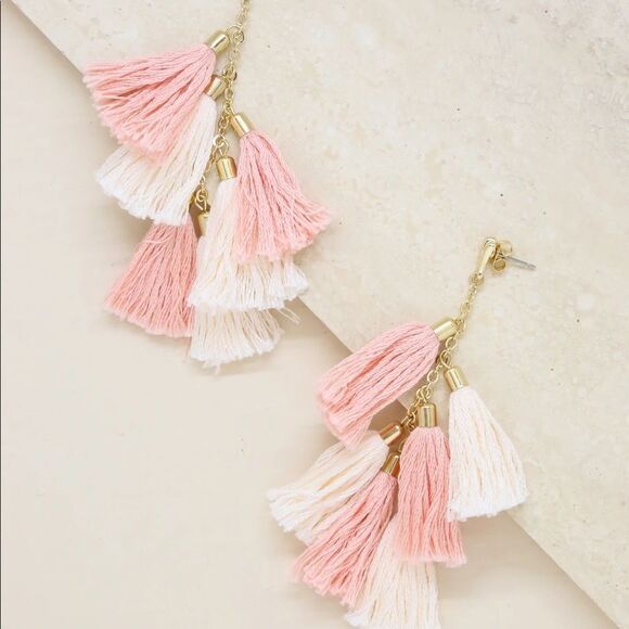NWT Ettika Los Angeles Daydreamer Tassel Earrings - Picture 3 of 7